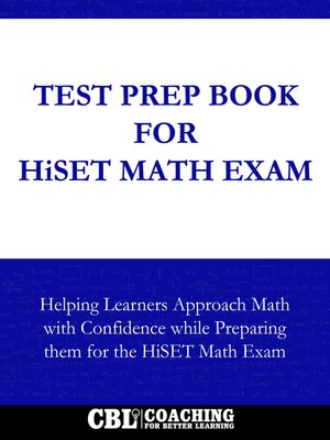 cover image of Test Prep Book For HiSET Math Exam